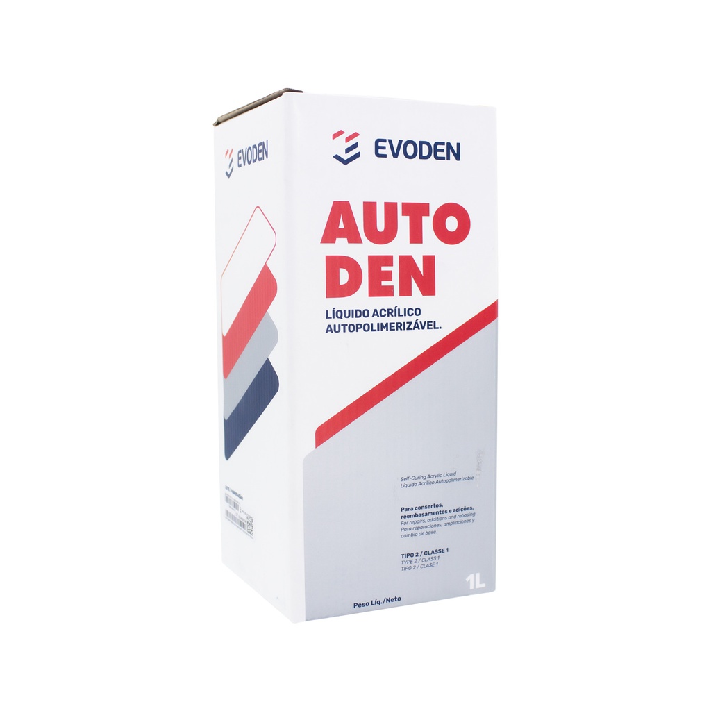 Líquido monómero para acrílico Autocurado Autoden 1 lt Evoden