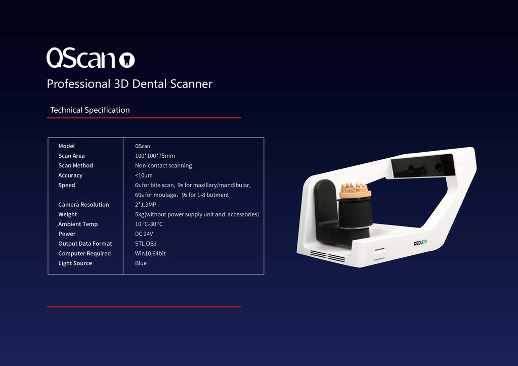Scanner digital QScan Cedu3D