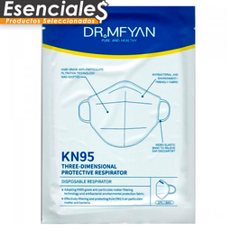 [DES36291MET] Mascarillas protectoras KN95 Dr. MFyan Chengda (empaque aluminio)