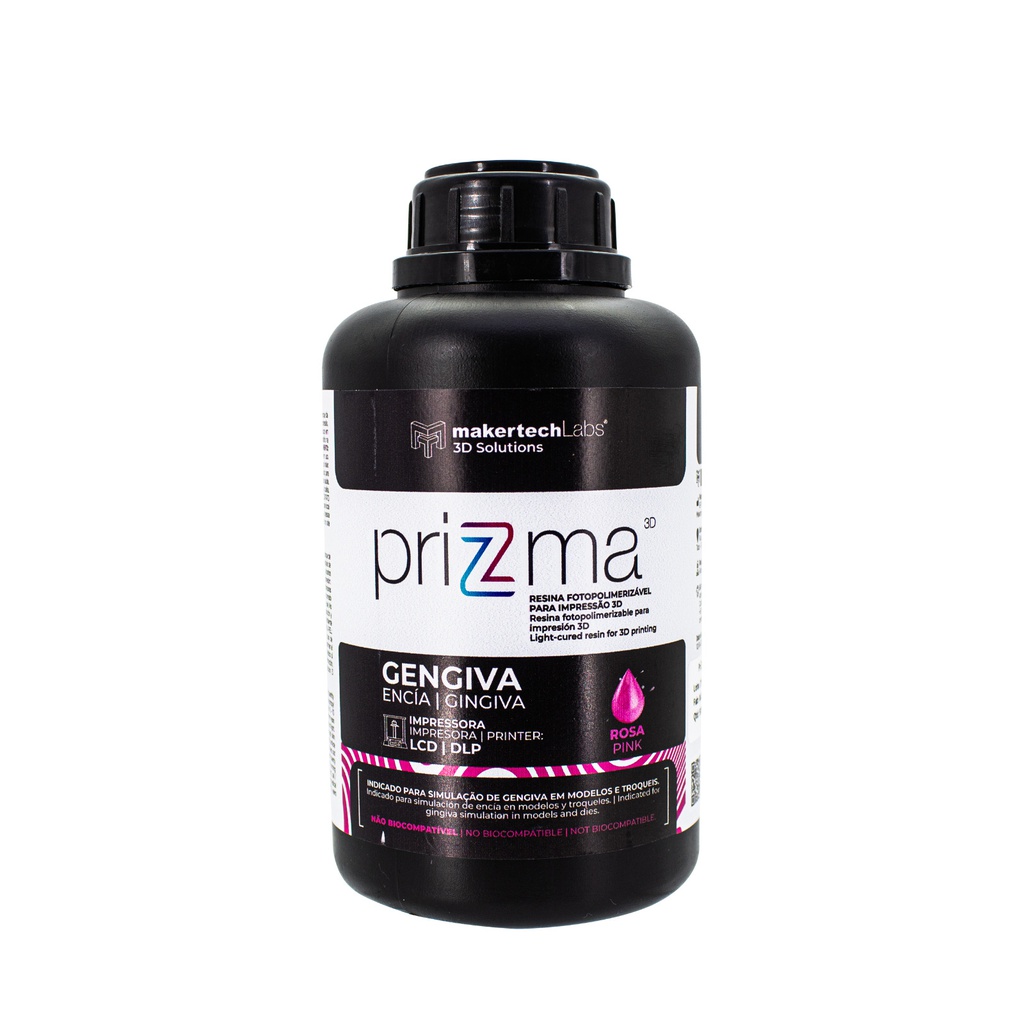 Resinas para Impresora 3D Gengiva Prizma 3D Maquira Makertech