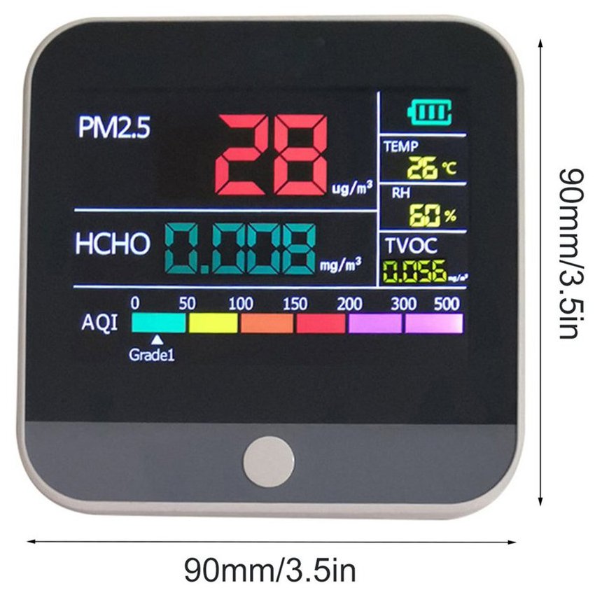 Monitor medidor de la Calidad del Aire