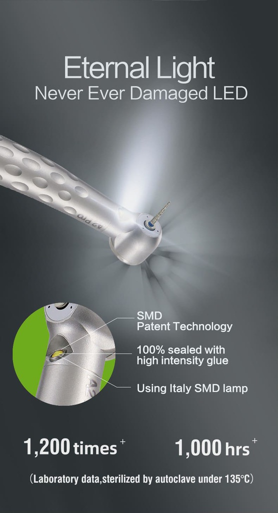 Kit de Turbina push TU-A1 Pro + TU-A2 Pro Appledental