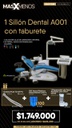 1 Sillón Dental A001 con taburete Appledental + Regalos
