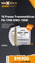 10 Fresas Transmetálicas FG-1958 (GW2-1558) Ehros