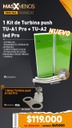 1 Kit de Turbina push TU-A1 Pro + TU-A2 led Pro Appledental + Regalo