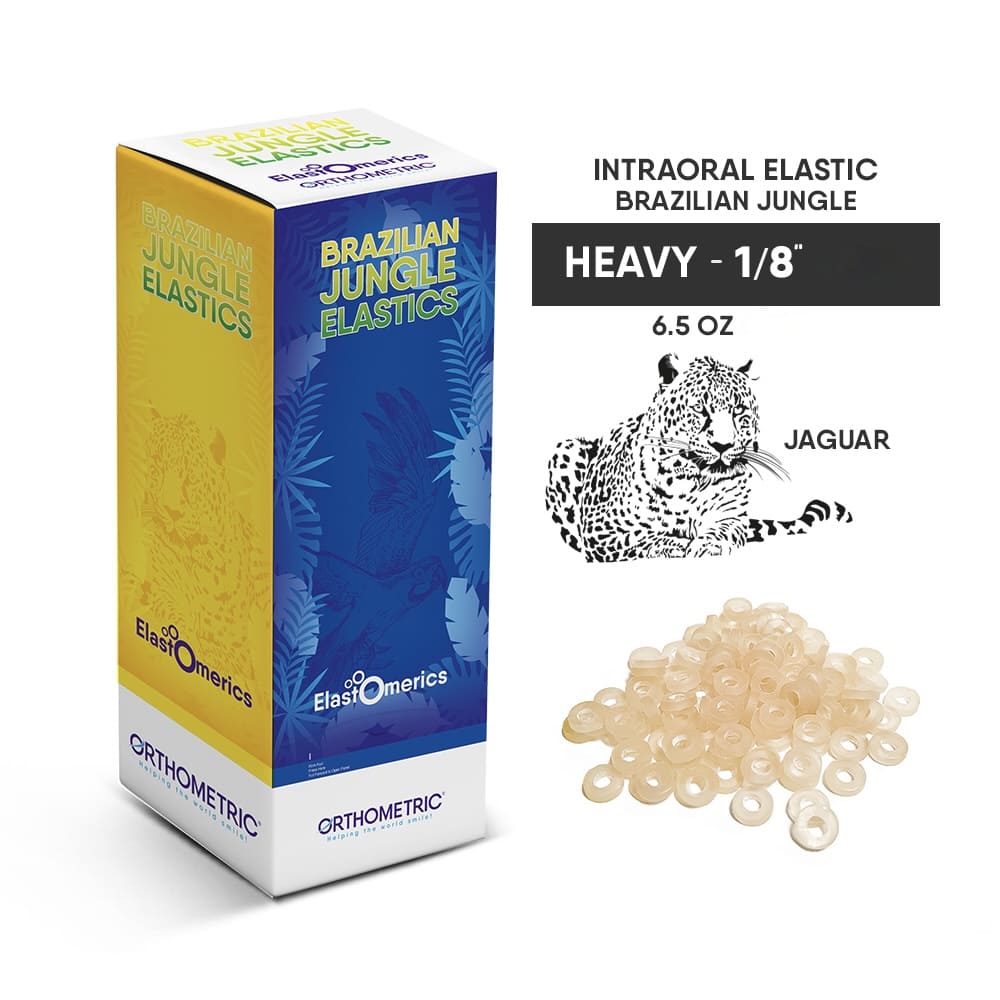 Elásticos Intraorales 1/8&quot; Brazilian jungle elastics Orthometric