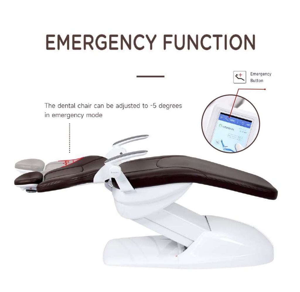 Sillón Dental AP028 con taburete Appledental (caja externa)