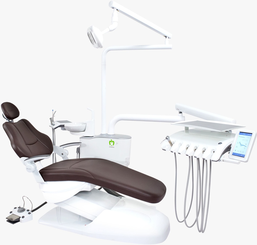 Sillón Dental AP028 con taburete Appledental (caja externa)