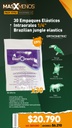 30 Empaques Elásticos Intraorales 1/4&quot; Brazilian jungle elastics Orthometric
