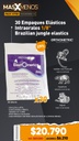 30 Empaques Elásticos Intraorales 1/8&quot; Brazilian jungle elastics Orthometric