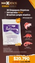 30 Empaques Elásticos Intraorales 5/16&quot; Brazilian jungle elastics Orthometric