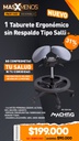 1 Taburete ergonómico sin Respaldo tipo Salli Machtig