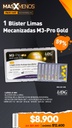 1 Blister Limas Mecanizadas M3-Pro Gold 21 mm UDG