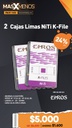 2 Cajas Limas Manuales NiTi K-File Ehros