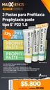3 Pastas para Profilaxia Prophylaxis paste tipo S P22 1.0 ZT dental