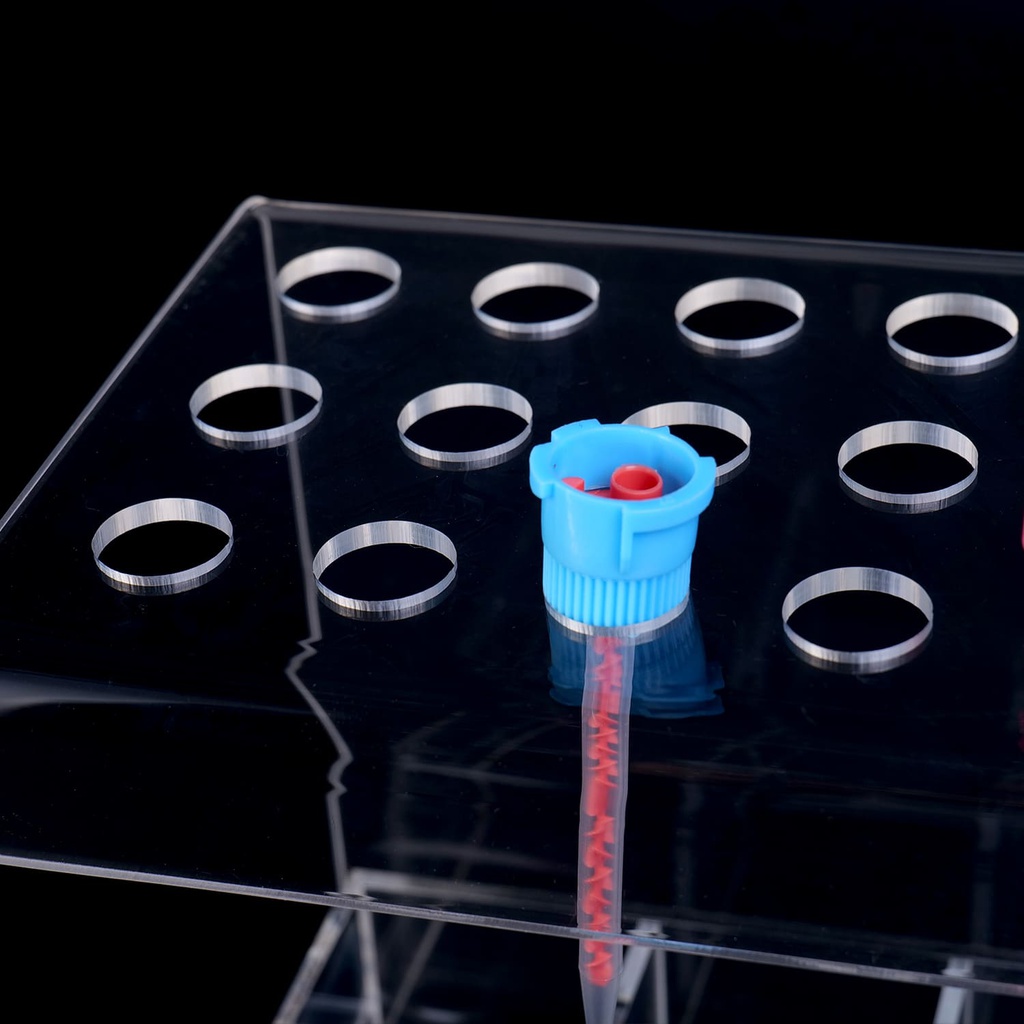 Organizador Porta Jeringas acrílico con bandeja Cotisen