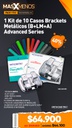 1 Kit de 10 Casos Brackets Metálicos (B+LM+A) Advanced Series Orthometric