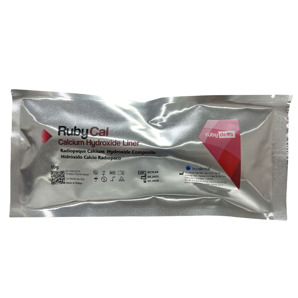 Pasta Hidróxido calcio autocurado RubyCal Liner Incidental