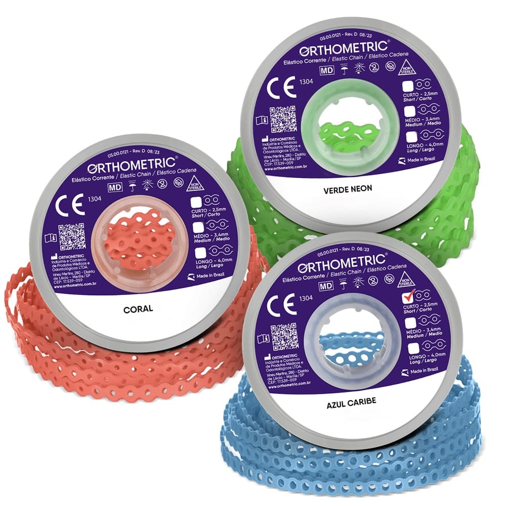 Cadenas Elásticas en rollo &quot;S&quot; 4,5 mt Orthometric