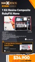 1 Kit Resina Composite RubyFill Nano Incidental + Regalo