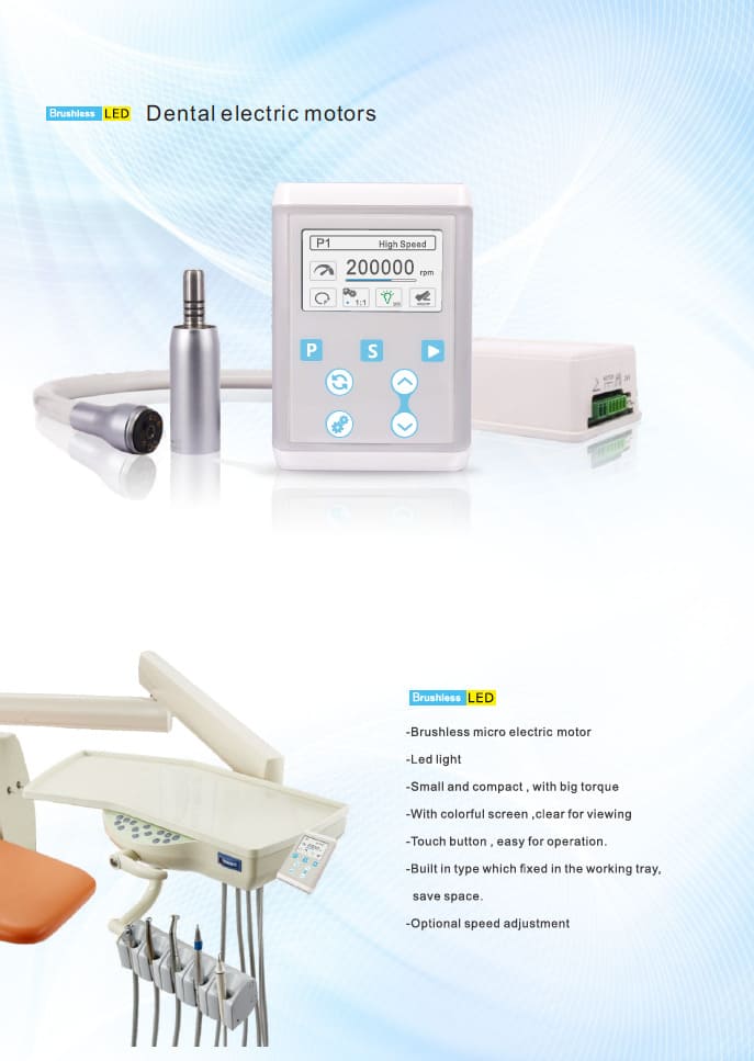 Motor eléctrico clínico led Built in C-Puma Brushless Coxo