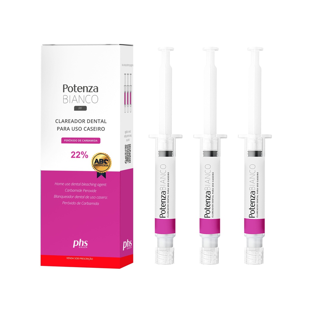 Gel Blanqueamiento Peróxido carbamida Potenza Bianco PHS