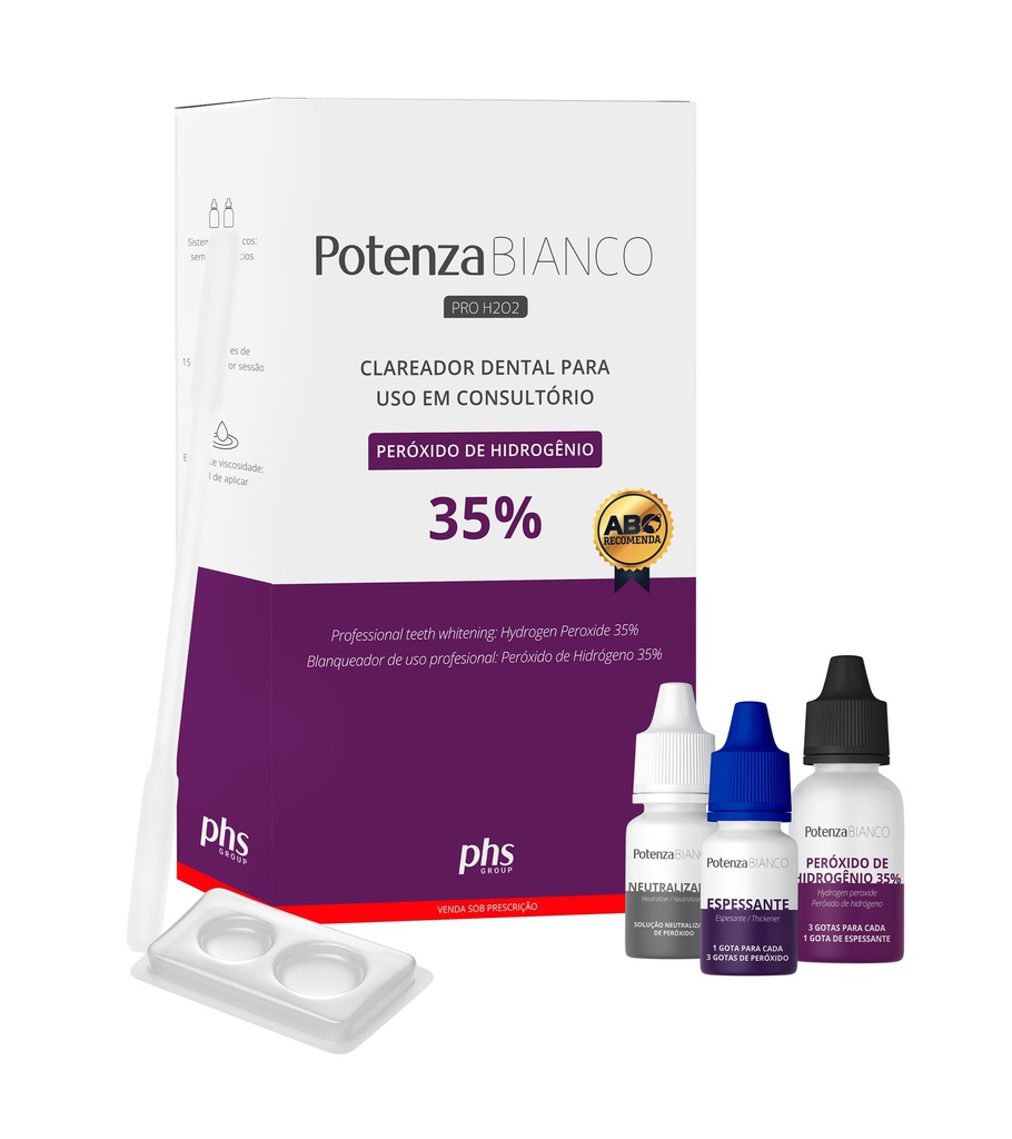 Gel Blanqueamiento Peróxido hidrógeno al 35% Potenza Bianco PHS