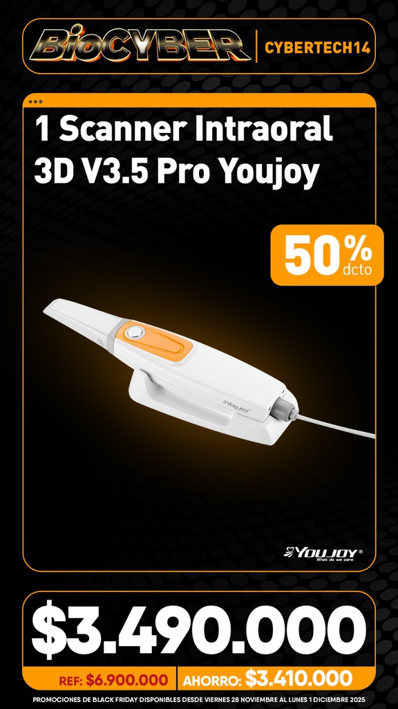 1 Scanner Intraoral 3D V3.5 Pro Youjoy