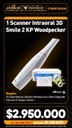 1 Scanner Intraoral 3D Smile 2 KP Woodpecker + Regalo