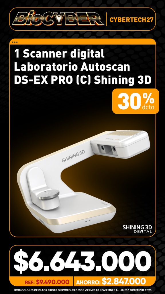 1 Scanner digital Laboratorio Autoscan DS-EX PRO (C) Shining 3D