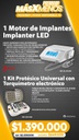 1 Motor de Implantes Implanter LED Woodpecker + 1 Kit Protésico Universal con Torquímetro electrónico Appledental