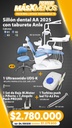Sillón dental AA 2025 con taburete Anle + Accesorios