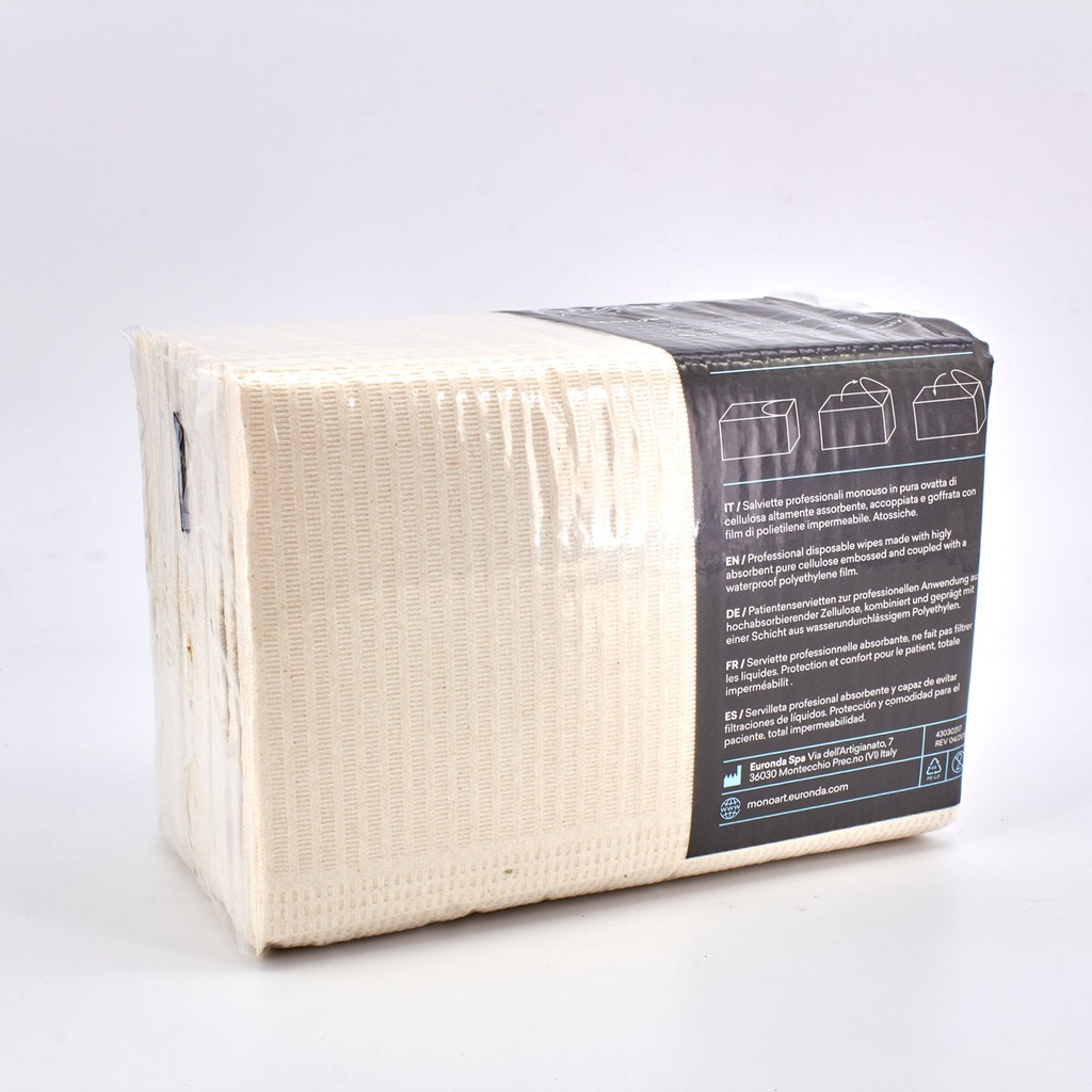 Pecheras Servilletas Towel Up Natura Monoart Euronda