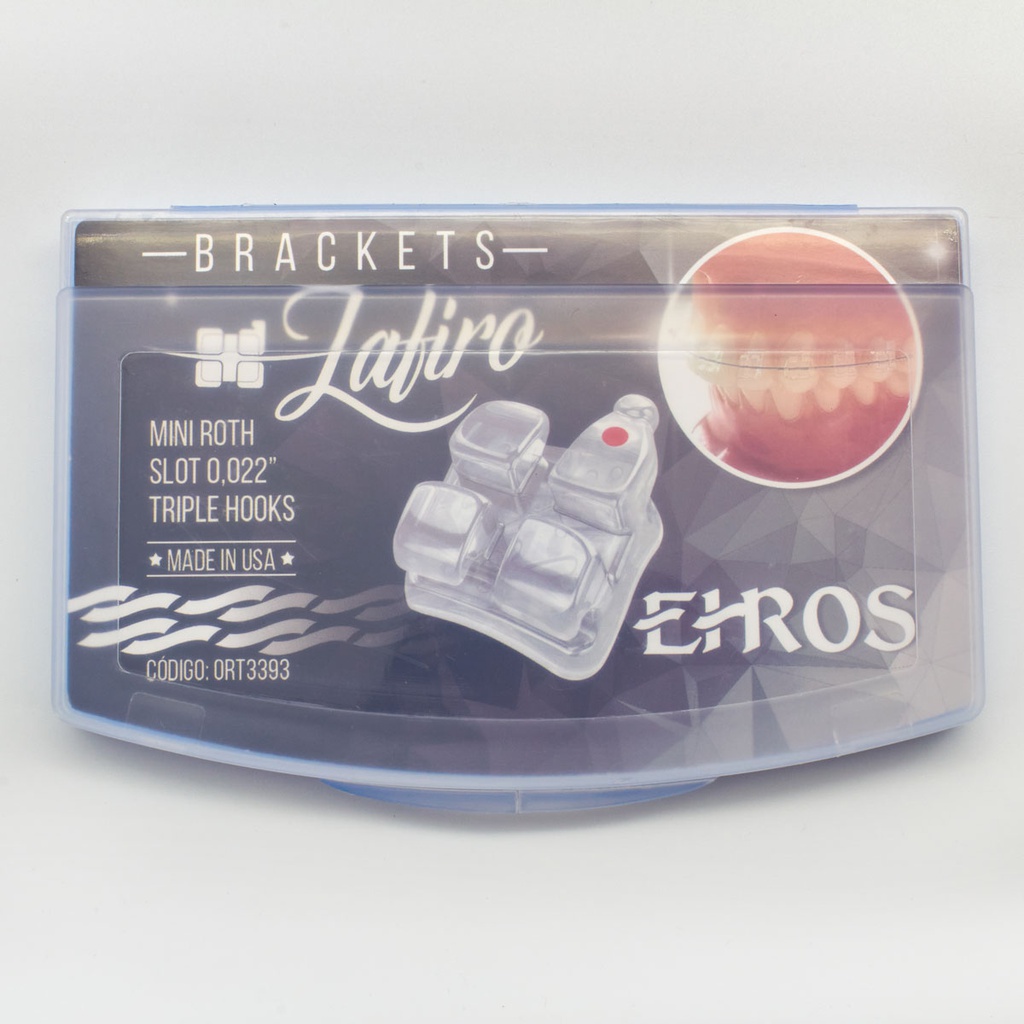 1 Caso Brackets estéticos Zafiro Ehros