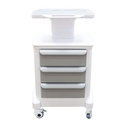 Carro mesa rodante con 3 Cajones + Bandeja Machtig