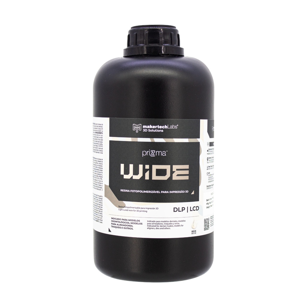 Resina para Impresora 3D Wide Prizma 3D Makertech Maquira Group