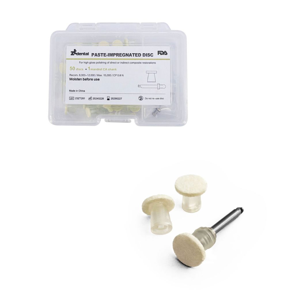 Set de 50 Discos con pasta pulido Impregnated Disc  ZT Dental