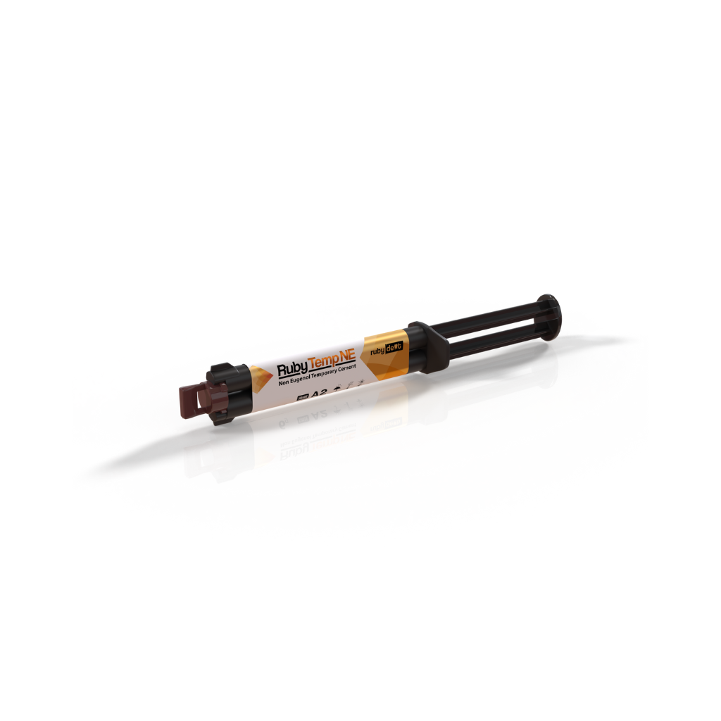 Cemento dual provisional sin eugenol RubyTempNE Incidental