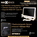 1 Set Monitor computador Cam-One, Cámara intraoral Cam-M, Soporte M5W KP-Cam Pro + 1 Radiovisiógrafo Sensor intraoral i-Sensor H1,5 Woodpecker