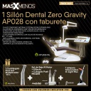 1 Sillón Dental Zero Gravity AP028 con taburete Appledental + Regalos