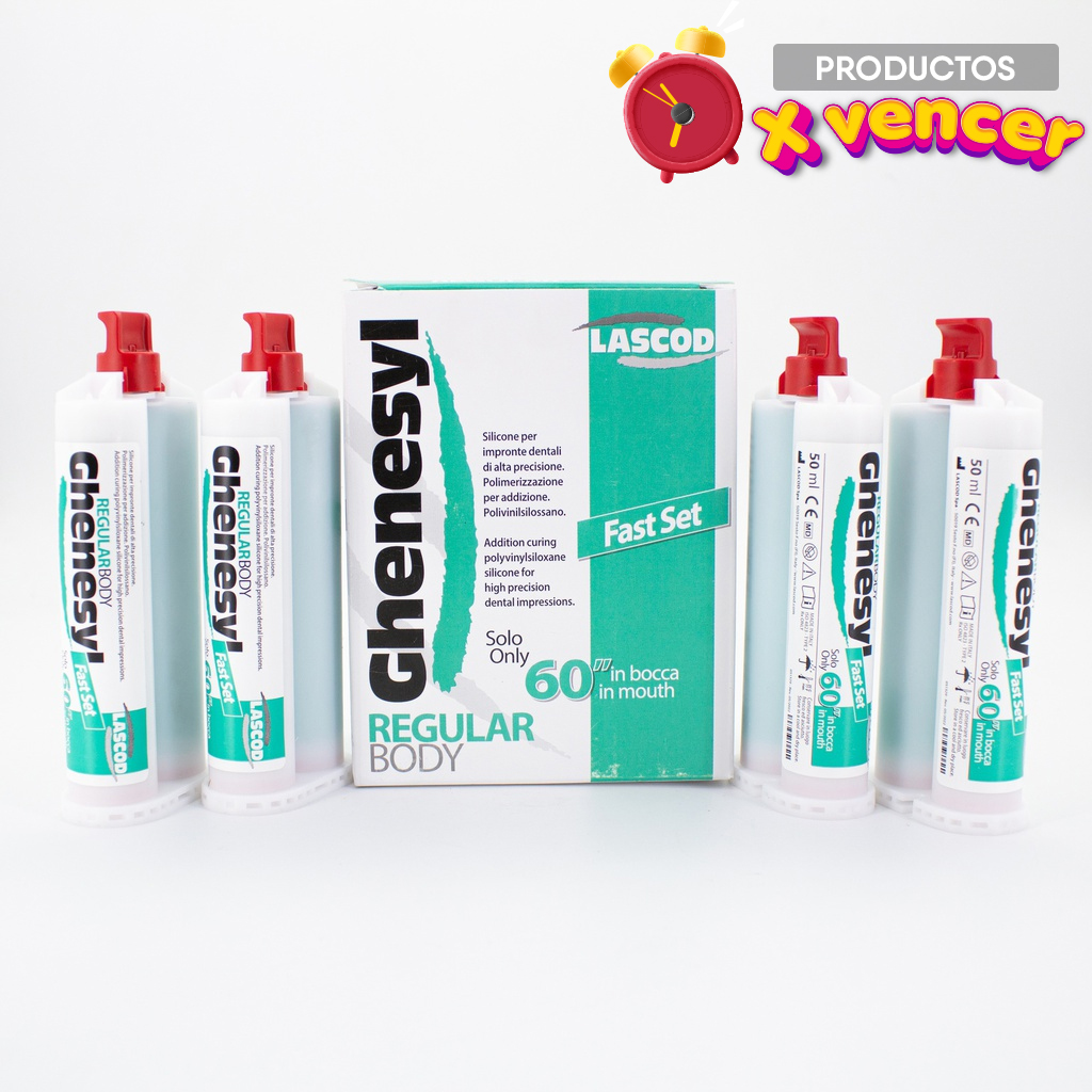 4 Cartuchos Silicona Adición Liviana Regular Body Fast Ghenesyl Economy pack Lascod SALE