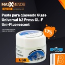 1 Pasta para glaseado Glaze Universal k2 Press GL-F Uni-Fluorescent Yeti dental