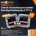 2 Set de 10 Cauchos para acabado One-Step Finishing tipo D P7 1.0 ZT Dental