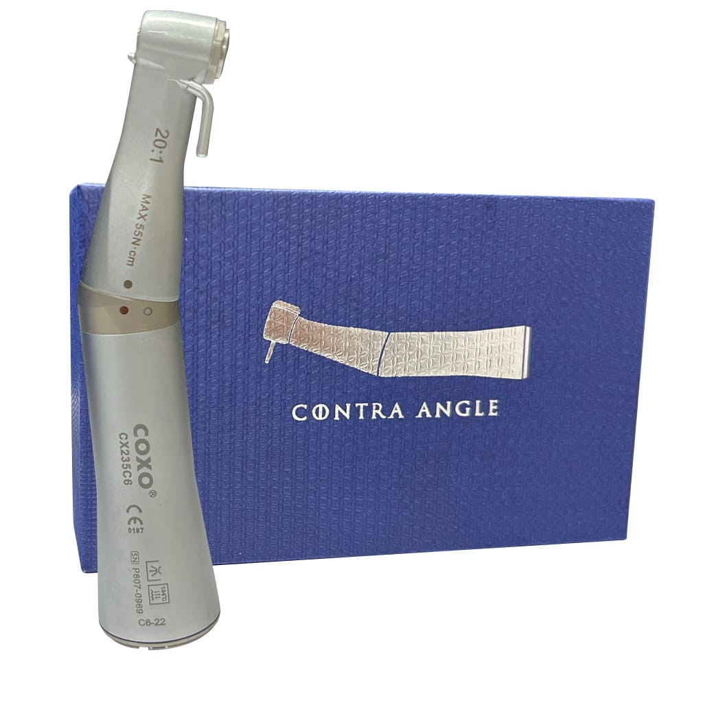 Contrángulo Push Led Reducción 20:1 Coxo CX235C6-22 (Anillo verde)