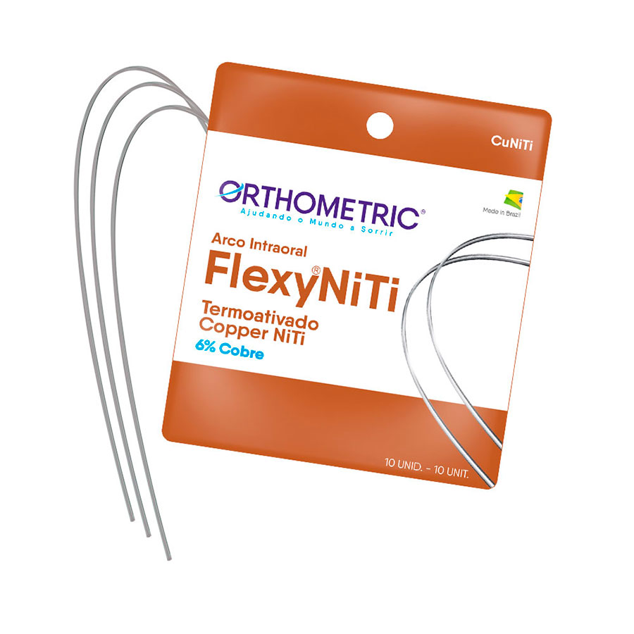 Arcos Flexy NiTi Cobre Termoactivado Redondo Orthometric