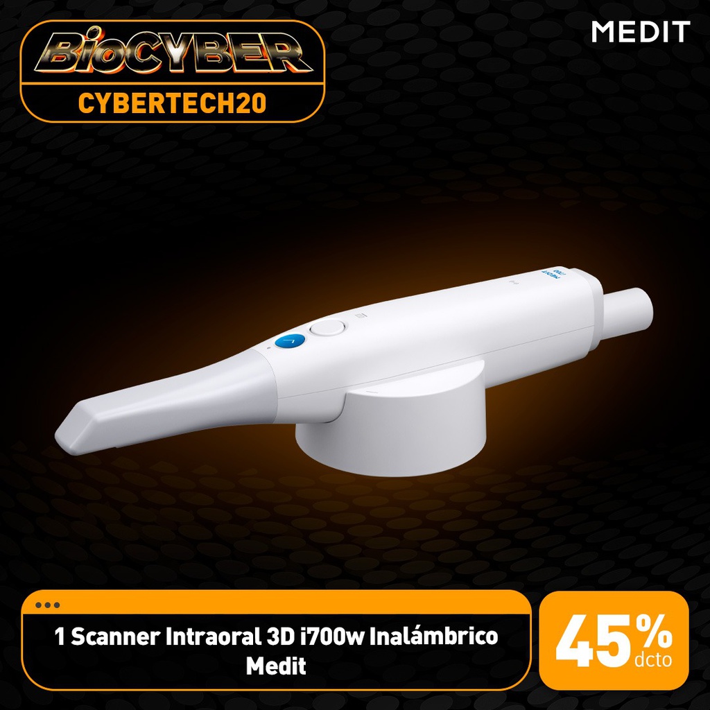 1 Scanner Intraoral 3D i700w Inalámbrico Medit