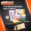 1 Kit Silicona Adición CharmFlex Putty + Light LV Dentkist + Regalo