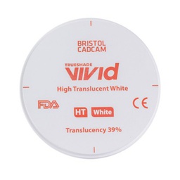 Disco de Zirconio Alta Translucidez HT White Vivid