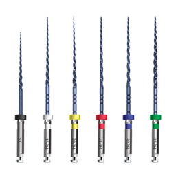 Limas Mecanizadas NiTi Smart Blue Endoart Serie Incidental