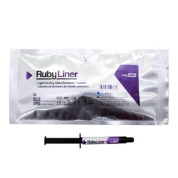 [RES40801] Ionómero de vidrio fotocurado RubyLiner Incidental